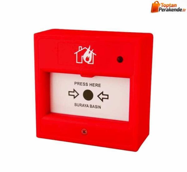 Eleks 12-24V Yangın İhbar butonu ve Kasası